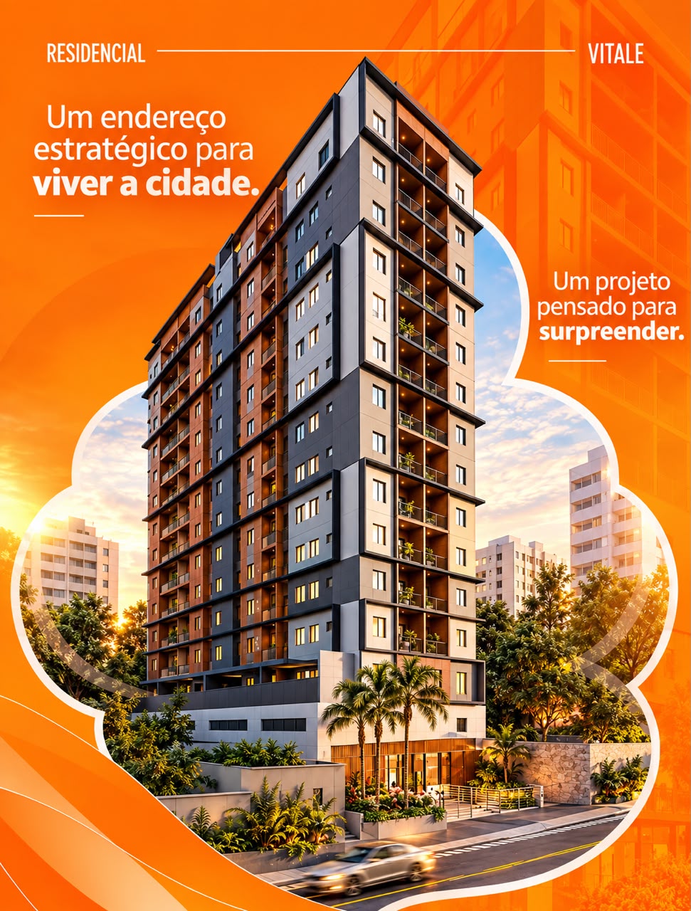 Fachada do Vitale Residencial